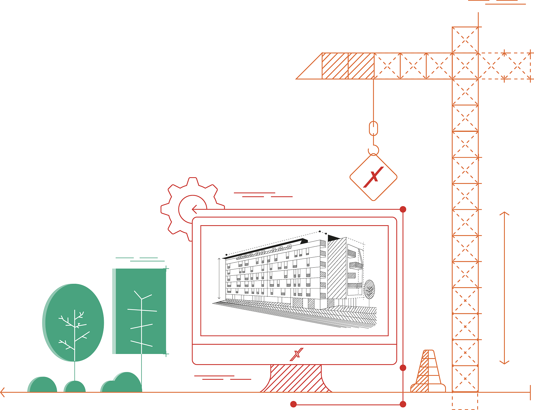 Illustration de construction